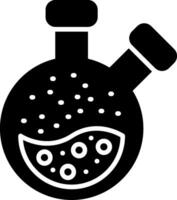 Flask Glyph Icon vector