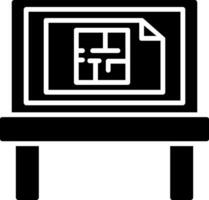 Architecture Glyph Icon vector