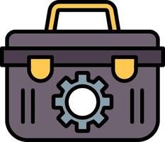 Toolbox Line Filled Icon vector