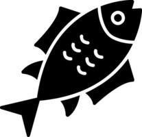 Tuna Glyph Icon vector