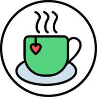 Mug Line Filled Icon vector