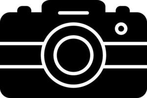 Photo Camera Glyph Icon vector