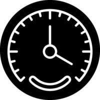 Gauge Glyph Icon vector