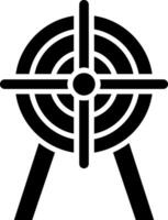 Target Glyph Icon vector