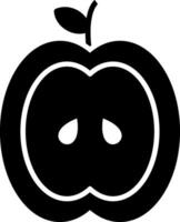 Apple Glyph Icon vector