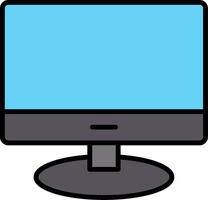 Lcd Line Filled Icon vector