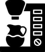Coffee Maker Glyph Icon vector