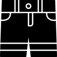 Shorts Glyph Icon vector