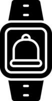 Notification Glyph Icon vector