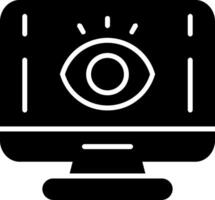 Computer Glyph Icon vector