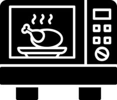 Roast Glyph Icon vector