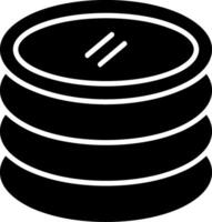 Plates Glyph Icon vector