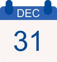December Flat Icon vector