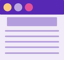 Web Flat Icon vector