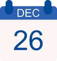 December Flat Icon vector
