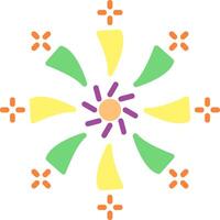 Firework Flat Icon vector