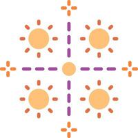 Firework Flat Icon vector
