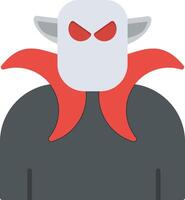 Dracula Flat Icon vector