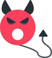 Devil Flat Icon vector