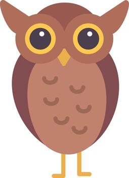 Owl Flat Icon vector