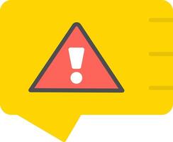 Alert Flat Icon vector