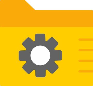 Folder Flat Icon vector