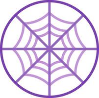 Spider Web Flat Icon vector
