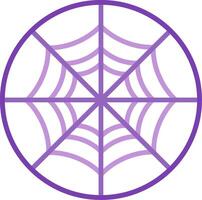 Spider Web Flat Icon vector