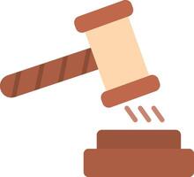 Gavel Flat Icon vector