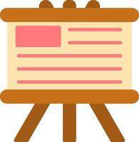 Presentation Flat Icon vector