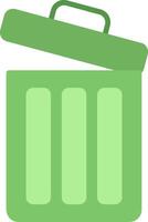 Trash Flat Icon vector