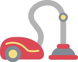 Vacuum Cleaner Flat Icon vector