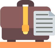 Briefcase Flat Icon vector