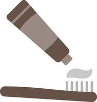 Tooth Brush Flat Icon vector