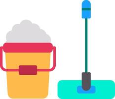 Mop Flat Icon vector