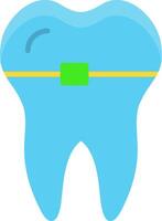 Braces Flat Icon vector