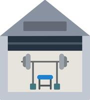 Gym Flat Icon vector