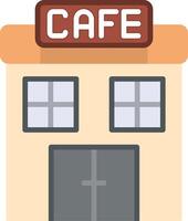 Cafe Flat Icon vector