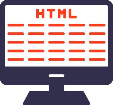 Web Development Flat Icon vector