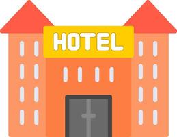 Hotel Flat Icon vector