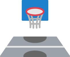 Sports Hall Flat Icon vector