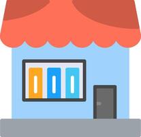 Book Shop Flat Icon vector