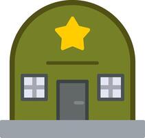 Army Base Flat Icon vector