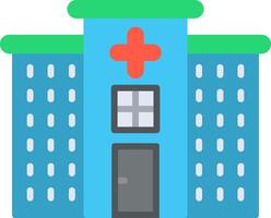 Hospital Flat Icon vector