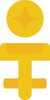 Cufflinks Flat Icon vector