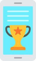 Online Award Flat Icon vector