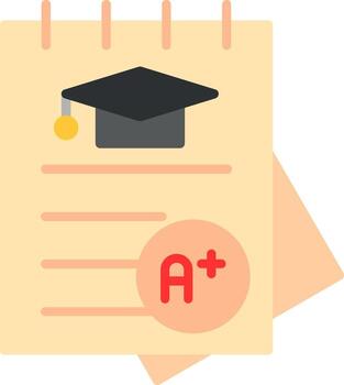 icono plano de asignación vector