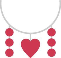 Necklace Flat Icon vector