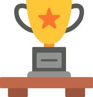 Trophy Flat Icon vector