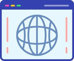Web Portal Flat Icon vector